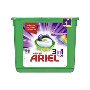 Ariel Pods 3 en 1 para colores y blancos Limpio brillante, protección de color y aroma suave - Product Image 1