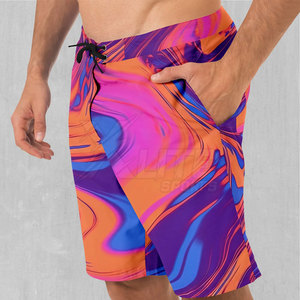 Shorts décontractés pour hommes, prêts pour l'été, sublimation, tissu doux et respirant, séchage rapide, coupe décontractée, légers, look moderne - Product Image 4