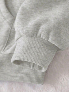 Sudaderas con capucha y sudaderas de algodón 100% de alta calidad para mujer, Sudadera con capucha de gimnasio a la moda para mujer, sudaderas con hombros caídos para mujer - Product Image 3