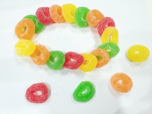 Nhãn Hiệu Riêng Dịch Vụ OEM Từ Nhà Máy Halal Chứng Nhận Donut Hình Dạng Gummies 9 gam/cái Vitamin C Hương Vị Trái Cây <span class=keywords><strong>Gummy</strong></span> Kẹo - Product Image 5