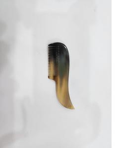 Peigne en corne gravé à la main de luxe artisanal en corne cheveux de mariage diadème de mariée peigne pour femmes Style occidental élégant - Product Image 2