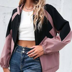 แจ็กเก็ตกันลมสำหรับผู้หญิงกลางแจ้งสไตล์แฟชั่นใหม่สำหรับผู้หญิงเสื้อกันลมวิ่งขี่จักรยานเสื้อกันลมกันลม - Product Image 3