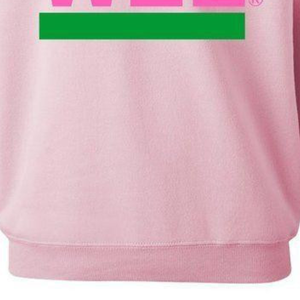 เสื้อฮู้ด AKA Ivy 1908 พรีเมียม ผ้าฟลีซ สีเขียวป่า พร้อมตัวอักษรสีชมพู  แบบสั่งทำพิเศษสำหรับชมรมหญิงชาวกรีก - Product Image 4