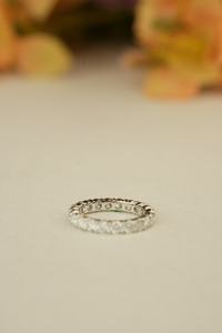 Bague pour femme en diamant de laboratoire de luxe, 1 carat, taille ronde, clarté VS1, certifiée IGI SGL, or, or rose, argent, tendance - Product Image 4