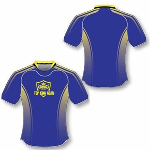 Vente en gros d'uniformes de rugby pour hommes personnalisés Séchage rapide 100% polyester Ensemble de maillots de football shorts design respirant - Product Image 3
