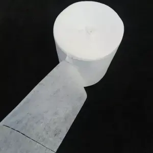 Vietnam ligero Spunlace rayón viscosa poliéster secado rápido resistente a las manchas no tejido patrón de tela lisa entretela - Product Image 3