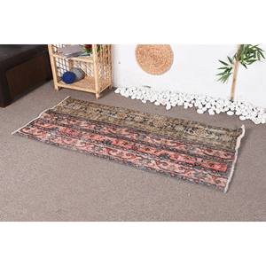 Alfombra turca Floral azul roja Vintage área grande 250X540cm Alfombra de lana respaldo de látex para sala de estar estilo pasillo para adolescentes - Product Image 3