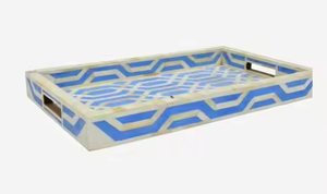 Rectangular Bone Serving Tray for Kitchenware Handmade Bone by Crescent Crafts - Product Image 4