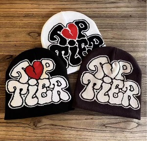 Vente en gros de bonnets d'hiver unisexes à impression intégrale, personnalisez votre propre logo, bonnets chauds, bonnets beanie, nouveaux bonnets cool - Product Image 4