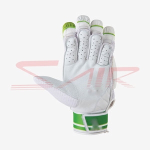 Nuevo 2024 Guantes de bateo de cricket de la mejor calidad Guantes de seguridad de dedo hechos de cuero Guantes de cricket cómodos Guantes de bateo - Product Image 3