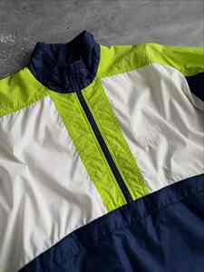 Logo personnalisé 100% Polyester Haft Zip Jacket Vêtements de sport à manches longues Jogger Boxy Fit Coupe-vent surdimensionné Coupe-vent Coupe ample - Product Image 3