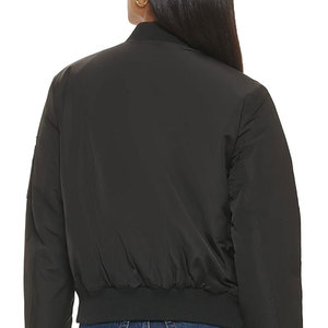 แจ็คเก็ตบอมเบอร์ผู้หญิงแบบถักน้ำหนักเบาเป็นมิตรกับสิ่งแวดล้อมระบายอากาศได้ดี ผลิตจากโพลีเอสเตอร์ 100% คุณภาพสูง ปรับแต่งได้ตามต้องการ ขายส่ง - Product Image 2