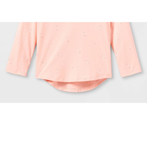 Maglietta a Maniche Lunghe con Stampa Floreale per Bambine Cat Jack, in Morbido Cotone Jersey, Stile Casual Western, Rosa, Taglia 5T, per Primavera e Autunno - Product Image 3