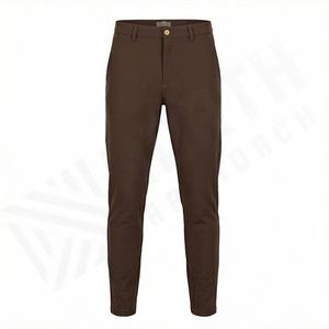 Pantalones Deportivos Casuales de Lona Hechos a Medida al por Mayor, Pantalones Ajustados para Hombre con Ribete, 100% Poliéster, Duraderos y Cómodos - Product Image 1