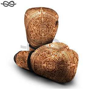 Meilleur prix raisonnable Personnalisez des gants de boxe très durables en cuir de vachette brillant Gants de boxe pour adultes - Product Image 5