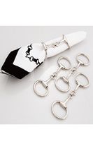Anneau de serviette en forme de mors de cheval en argent de luxe, porte-serviettes en acier inoxydable pour les événements de style campagnard, décoration de table vintage