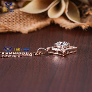 จี้ EF-VS สีโรสโกลด์ทรงกลม labstone 1.47 TDW พร้อมใบรับรอง IGI สำหรับงานเลี้ยงและของขวัญ - Product Image 3