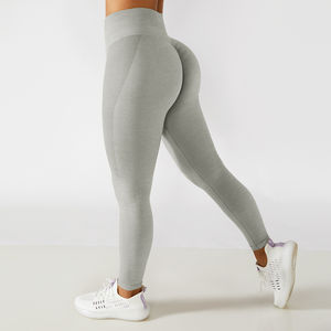 Mallas de Yoga ajustadas para mujer, pantalones de cintura alta con realce de trasero, para entrenamiento y Fitness, para trotar - Product Image 3