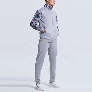 OEM survêtement de haute qualité pour hommes avec manches longues tissu de coton léger grande taille et épaisseur lourde - Product Image 5