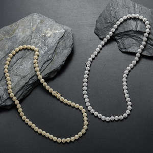 Hip Hop 925 Plata 18K Blanco \ Cadena DE TENIS chapada en oro VVS Icedout Moissanite Collar de diamantes Mejor precio al por mayor - Product Image 1