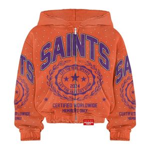 Sudadera con Capucha de Piedras Preciosas con Efecto Lavado Ácido, Sudadera de Algodón de Alta Calidad para Hombre, Personaliza tu Sudadera Según tus Necesidades - Product Image 6