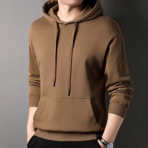 Sudadera con Capucha Personalizada de Doble Capa de 1000 g/m² para Hombre, Talla Grande, Gris, Tejido Grueso de Felpa Francesa, Hombros Caídos, Capucha Doble - Product Image 4
