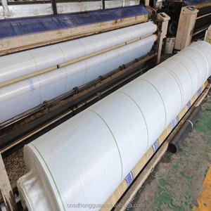 Esterilla de cubierta de tierra de hierba blanca para invernadero, tela de PE <span class=keywords><strong>PP</strong></span> tejida para jardín, barrera de hierba, tela de paisaje, alfombrilla de Control de malezas - Product Image 6
