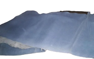 Cuero de corteza de cabra de alta calidad Piel de cabra húmeda azul-Cuero suave y duradero Cuero húmedo azul- - Product Image 4