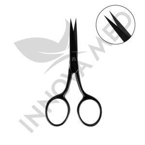 Ensemble d'outils à sourcils professionnels avec pinces à épiler précises et pinces inclinées en finition noire plasma de qualité supérieure - Product Image 5
