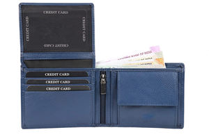 Latest Handmade Vintage Brown Leather Wallet Premium Quality Top Grain Leather Stylish <b>RFID</b> Blocking Waterproof Zipper Hasp - Product Image 3