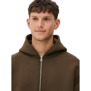 Fabricantes de Conjuntos Deportivos al por Mayor, Conjunto Deportivo Marrón Regular con Cremallera y Pantalones Deportivos, Conjunto de Dos Piezas con Cremallera - Product Image 3