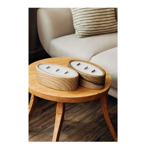 Cuenco de vela de masa de madera de marca, cuenco de vela increíble hecho a mano de calidad estándar por Indian Hot Selling - Product Image 3