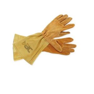 Gants de soudage en cuir de vachette robustes avec gants de travail industriel de construction de sécurité antidérapants en peau de chèvre - Product Image 4