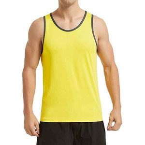 Camiseta Deportiva sin Mangas para Hombre, Transpirable, de Venta Caliente, Personalizable, para Gimnasio y Fitness - Product Image 1
