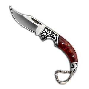 Couteau pliant portable en acier inoxydable de luxe en gros de haute qualité personnalisable ODM OEM pour l'extérieur Mini couteau Couteau à fruits - Product Image 4