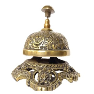 Precio al por mayor, campana de cangrejo antigua de latón náutico, decoración de escritorio marítimo, campana Vintage para el hogar/oficina, exportador metalúrgico - Product Image 6