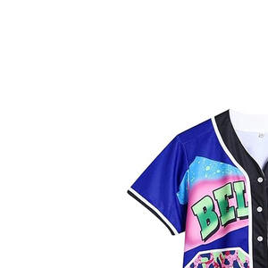 Camisetas de béisbol de poliéster transpirable personalizadas de primera calidad, uniformes deportivos impresos, estilo OEM/ODM, venta al por mayor, pedido a granel disponible - Product Image 5
