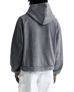 Custom Logo Blank Heavyweight Hoodie For <b>Men</b> Oversize <b>Men's</b> Thick Hoodies Plus Size Sweatshirts French Terry Fleece <b>Pullover</b> - Product Image 3