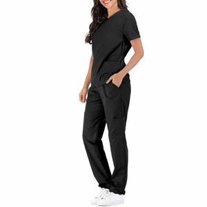 Uniforme de docteur en soins infirmiers, uniforme d'hôpital, uniforme d'infirmière pour femme, ensemble extensible - Product Image 6