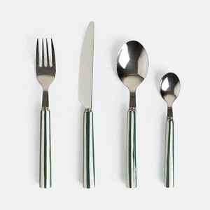 Premium Stainless Steel Cutlery Flatware <b>Set</b> Elegant Durable & Dishwasher Safe Mirrored Steel - Product Image 6