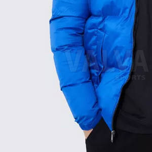 2024 Pakistan fabricant sur mesure hommes bulle veste haute qualité toile à capuche support poche décoration étanche hiver - Product Image 5