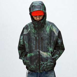 Chaqueta Deportiva Personalizada al por Mayor, con Cuello Alto, Resistente al Viento, con Cremallera, Impermeable, con Estampado, de Secado Rápido, para Invierno y Actividades al Aire Libre - Product Image 1