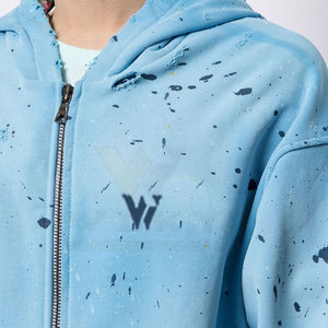 Nouvelle arrivée de sweats à capuche vieillis en coton et polyester personnalisés pour hommes Meilleur prix Sweat à capuche vieillis - Product Image 5