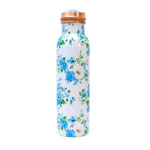 Bouteille d'eau potable directe de verres en cuivre de luxe de haute qualité pour l'exercice et le yoga - Product Image 3