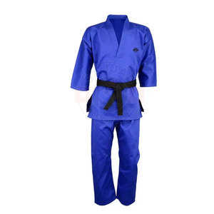 Uniforme de kárate sencillo de Color sólido para adultos, traje personalizado de alta calidad para artes marciales - Product Image 2