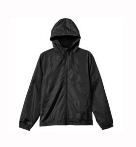 Veste d'extérieur pour homme en toile de haute qualité, col montant, 100% coton, logo sur le devant, coupe-vent, manches longues, imperméable, capuche, poignets côtelés, unie - Product Image 4