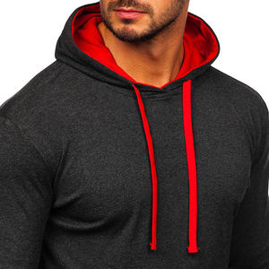 Vêtements de sport personnalisés pour hommes, vêtements de fitness en coton, sweat-shirt à fermeture éclair intégrale, survêtement, sweat-shirt uni, surdimensionné, vêtements de sport pour hommes - Product Image 6