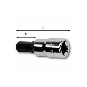 Premium 1/2'' USAG <b>Socket</b> Bits with Hex Feature for Allen Screws - Product Image 1