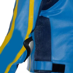 เสื้อแจ็กเก็ตมอเตอร์ไซค์สำหรับผู้ชายเสื้อแจ็คเก็ตแขนยาวระบายอากาศกันลมกันน้ำผิววัวมีซิปปิดที่ขนแกะ - Product Image 6