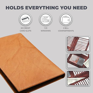 Cartera de piel auténtica ligera de alta calidad para hombre, diseño de logotipo personalizado, longitud larga, precio al por mayor directo de fábrica - Product Image 3